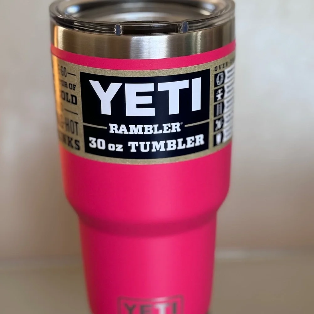 NEW YETI Rambler 30oz Tumbler in rare, limited edition Bimini Pink - Picture 1 of 5